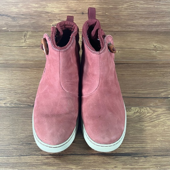 L.L. BEAN Mountainside Leather Boots High Top Sneakers Women’s Size 8 Shoes - Picture 7 of 10